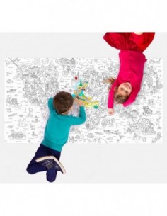 Coloriage géant XXL Atlas