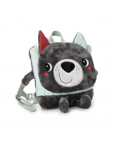 Louis le loup sac à dos doux