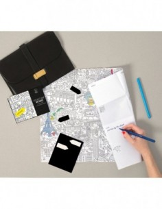 Pocket Map à colorier Paris 2