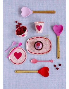 Verre Mélamine thème cœur 2