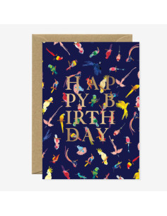 Carte d'Anniversaire Neon...