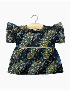Robe Daisy en coton Paons...