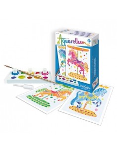 Aquarellum Mini Chevaux Manège