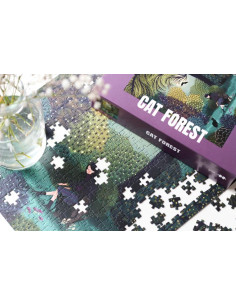 Piecely Puzzle Chat Forêt,... 2