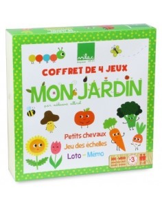 Coffret 4 jeux Mon jardin