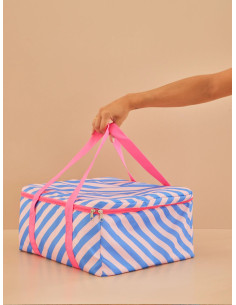 Sac isotherme Rayé Bleu et... 2