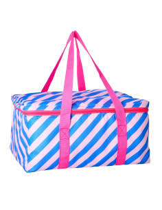 Sac isotherme Rayé Bleu et...