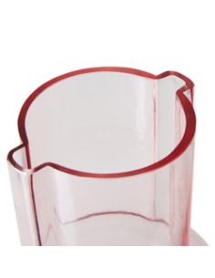 Vase en Verre Sundae Rose 2