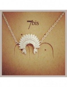 Collier Coiffe d'indien...