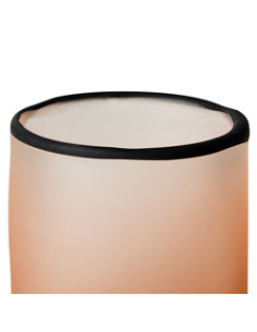 Photophore en verre, blush 2