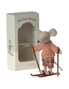 Souris en hiver avec sa... 2