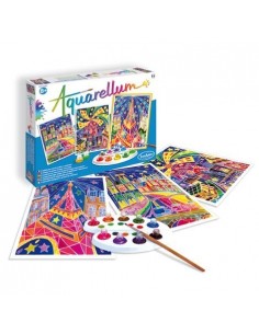 Aquarellum Paris by Night""