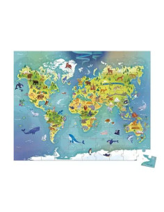 Puzzle Monde 100 pièces 2