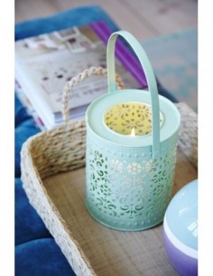 Lanterne Métal Vert Pastel... 2