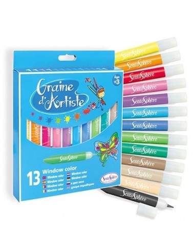 Pochette de 13 crayons window color