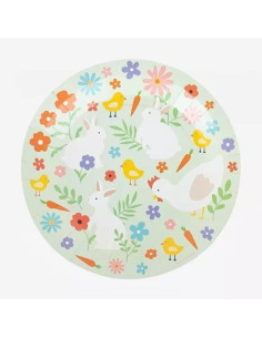 Assiettes en carton x 8...