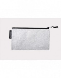 Trousse GM argent paillette...