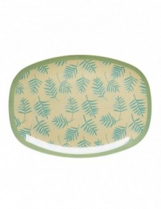 Assiette mélamine Palmiers