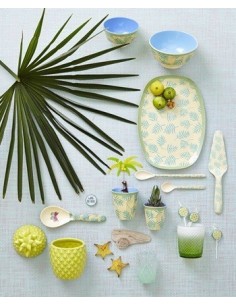 Assiette mélamine Palmiers 2