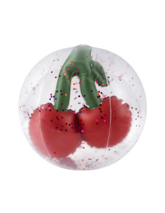 Ballon de plage cerise