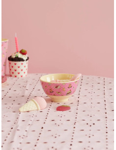 Petit Bol Mélamine - Rose -...