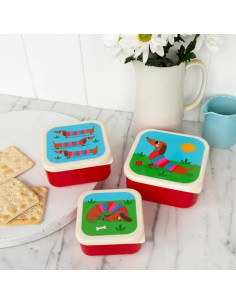 Boîtes à Snack (lot de 3) -...