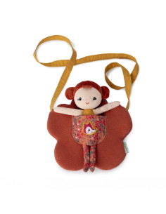 Adèle Poupée avec sac fleur