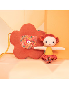 Adèle Poupée avec sac fleur 2