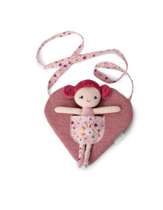 Aline poupée avec sac coeur