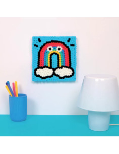 Kit tableau pompons - Rainbow 2