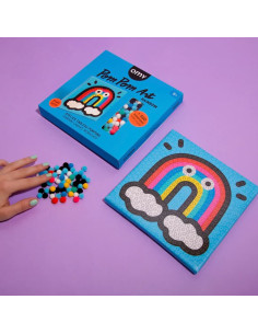 Kit tableau pompons - Rainbow