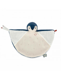 Doudou manchot Bleu 2