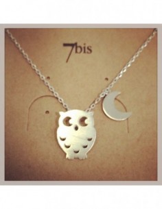 CL Hibou+ Lune argent