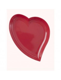 Assiette Coeur Rouge