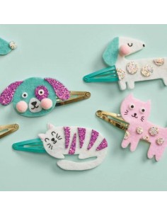6 Barrettes Little Pets à...