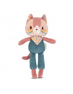 Peluche câline Jeanne le chat