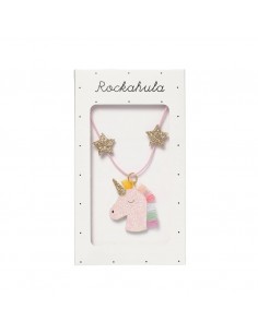 Collier licorne arc-en-ciel