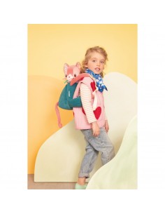 Sac à dos doux Jeanne le chat 2