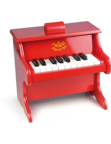 Piano rouge 18 touches avec partitions