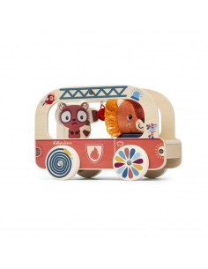 Camion de pompier en bois...