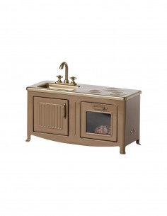 Meuble de cuisine - Marron...