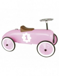 Porteur Voiture Vintage Rose