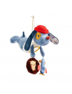 Peluche chien à suspendre -...