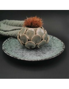 Assiette à lunch en grès... 2