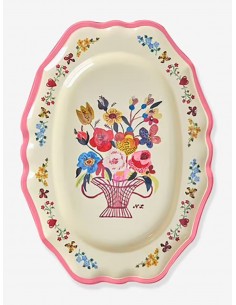 Plat de service vintage -...