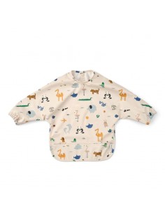 Bavoir Manches Merle Around...