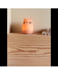 Veilleuse Winston Cat rose 2