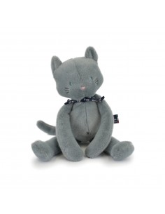 Peluche Chat bleu gris...