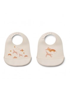 Liewood Lot de 2 bavoirs en...