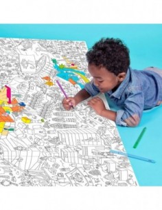 Poster géant à colorier PYRAMID